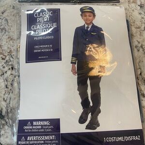 Amscan Classic Pilot child costume. NWT med 8-10